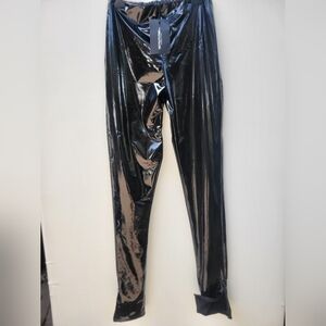 Vinyl Black Pants
